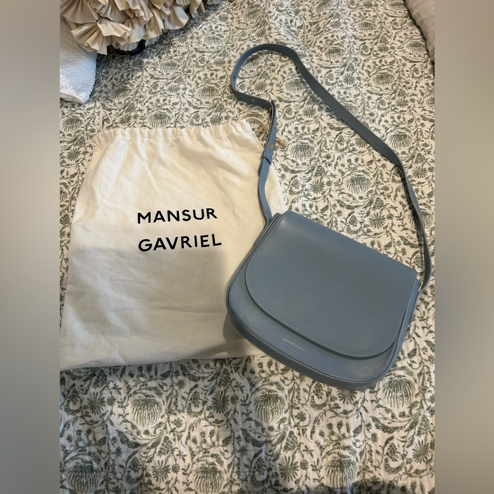 Mansur Gavriel Light Blue Crossbody Bag